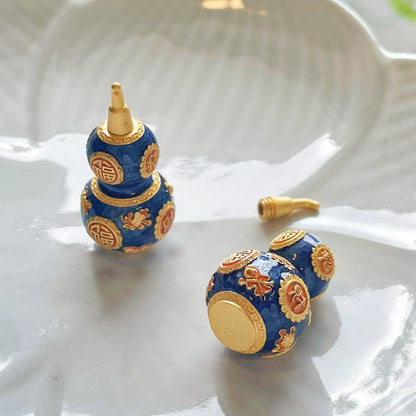 Cloisonné Gourd Pendant, Rich in Auspicious and Prosperous Elements, Unisex, Lucky Gift for You