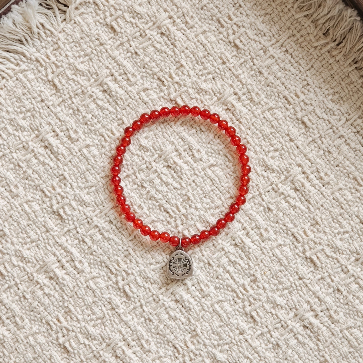 Red Agate Healing Bracelet – Sterling Silver Gold Plated Zodiac Guardian – Personalized Good Luck Charm