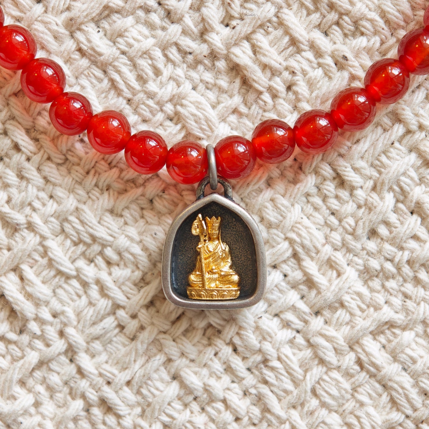 Red Agate Healing Bracelet – Sterling Silver Gold Plated Zodiac Guardian – Personalized Good Luck Charm